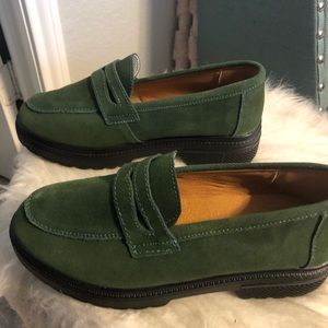 Suede loafers